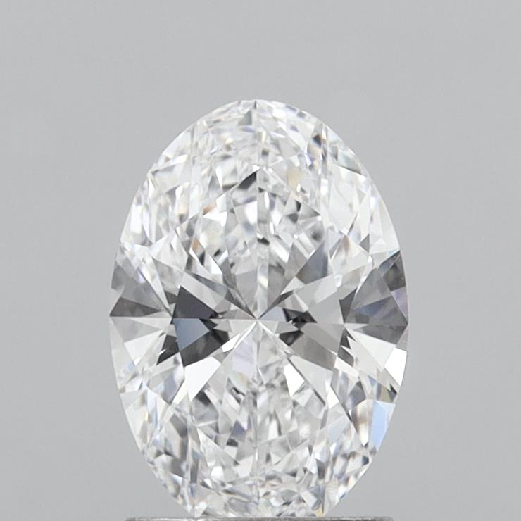1.60 Carat Oval Shaped, Ideal Cut, D Color, VVS1 Clarity, IGI Certified Lab Grown Diamond