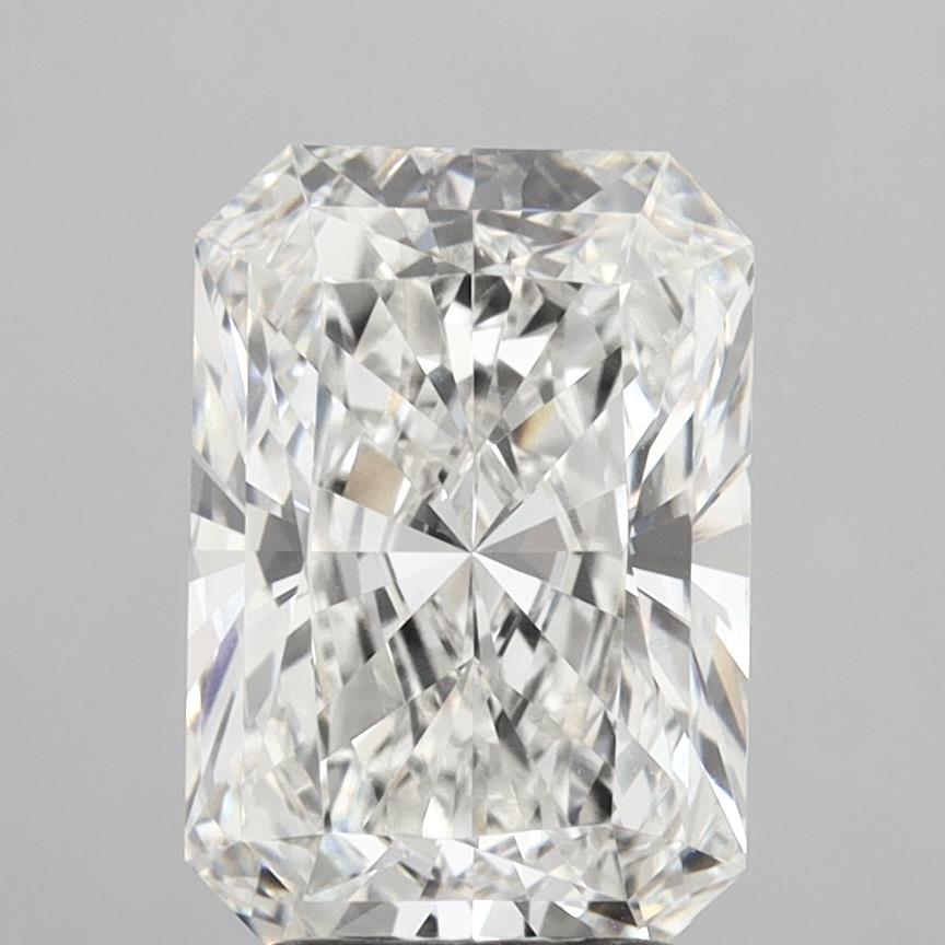 4.03 Carat Radiant Shaped, Very Good Cut, E Color, VVS2 Clarity, IGI Certified Lab Grown Diamond