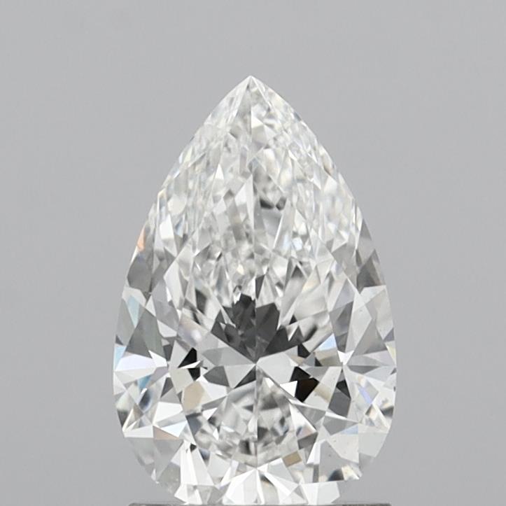1.56 Carat Pear Shaped, Ideal Cut, E Color, VS2 Clarity, IGI Certified Lab Grown Diamond