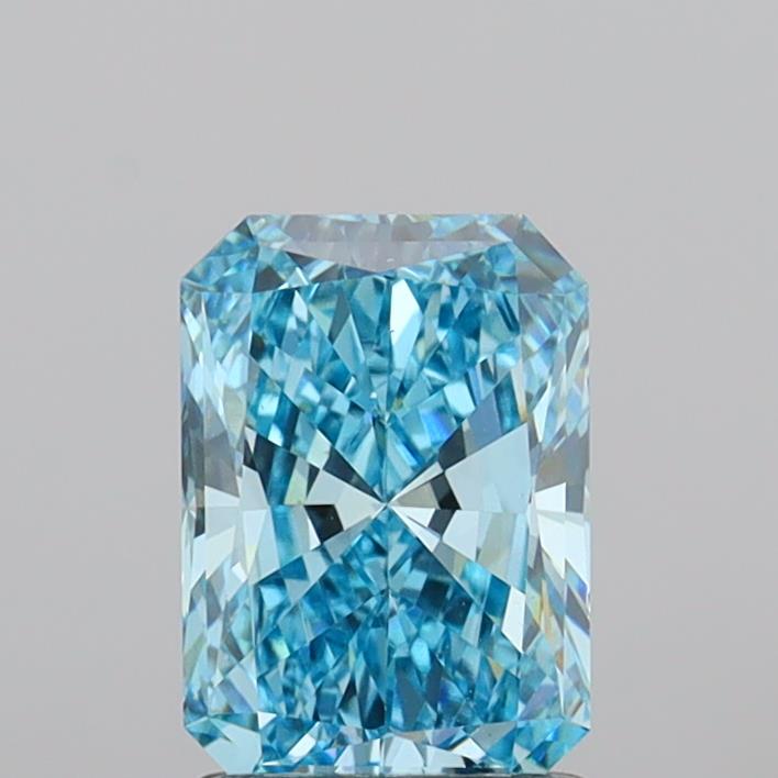 1.77 Carat Radiant Shaped, Excellent Cut, VS1 Clarity, IGI Certified Lab Grown Diamond