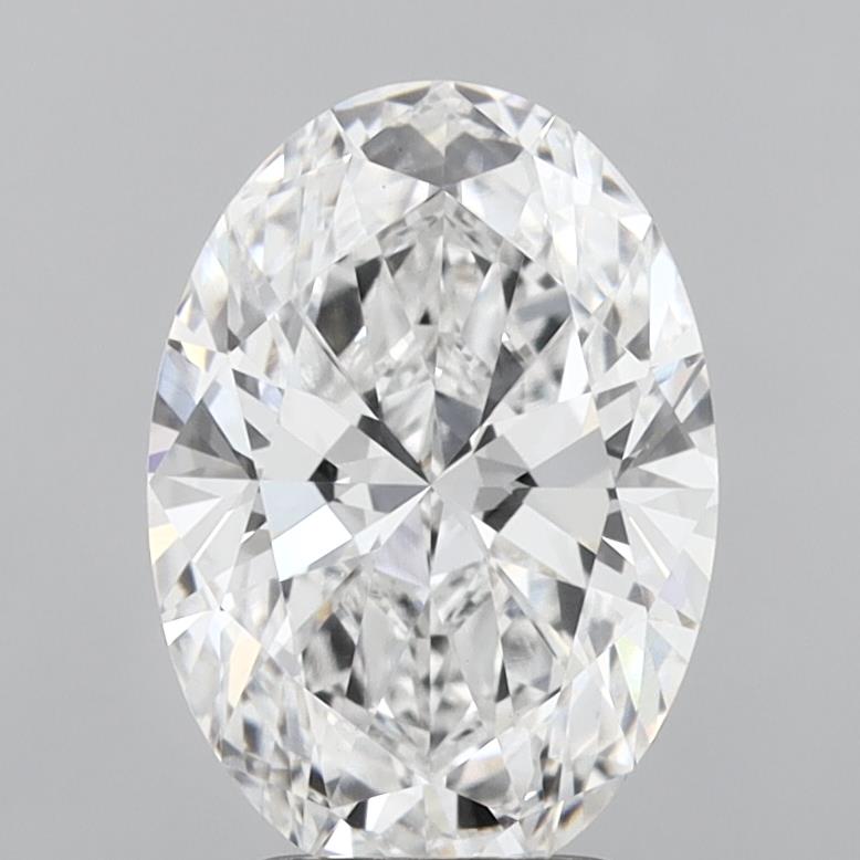 3.09 Carat Oval Shaped, Ideal Cut, D Color, VS1 Clarity, IGI Certified Lab Grown Diamond
