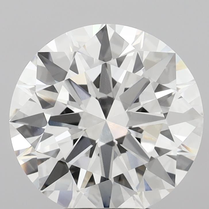 4.73 Carat Round Shaped, Excellent Cut, E Color, VVS2 Clarity, IGI Certified Lab Grown Diamond