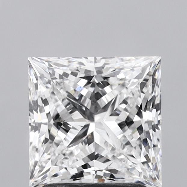 1.99 Carat Princess Shaped, Ideal Cut, E Color, VS1 Clarity, IGI Certified Lab Grown Diamond