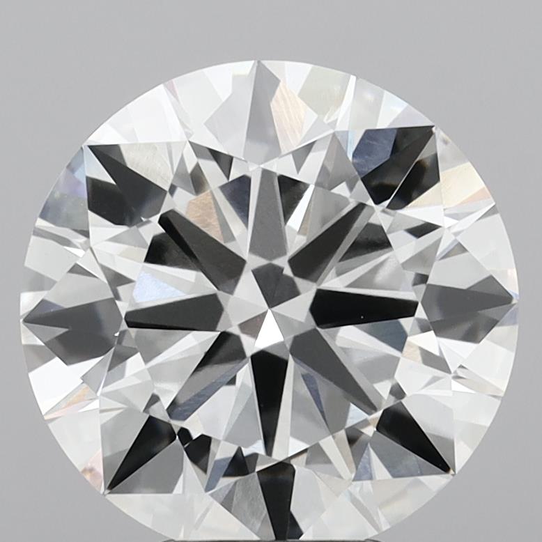 5.57 Carat Round Shaped, Ideal Cut, F Color, VVS2 Clarity, IGI Certified Lab Grown Diamond