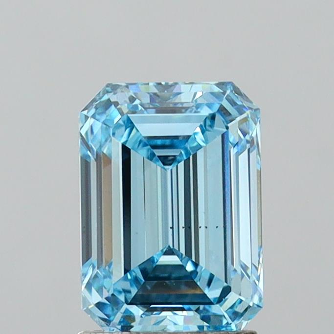 1.95 Carat Emerald Shaped, Ideal Cut, VS2 Clarity, IGI Certified Lab Grown Diamond