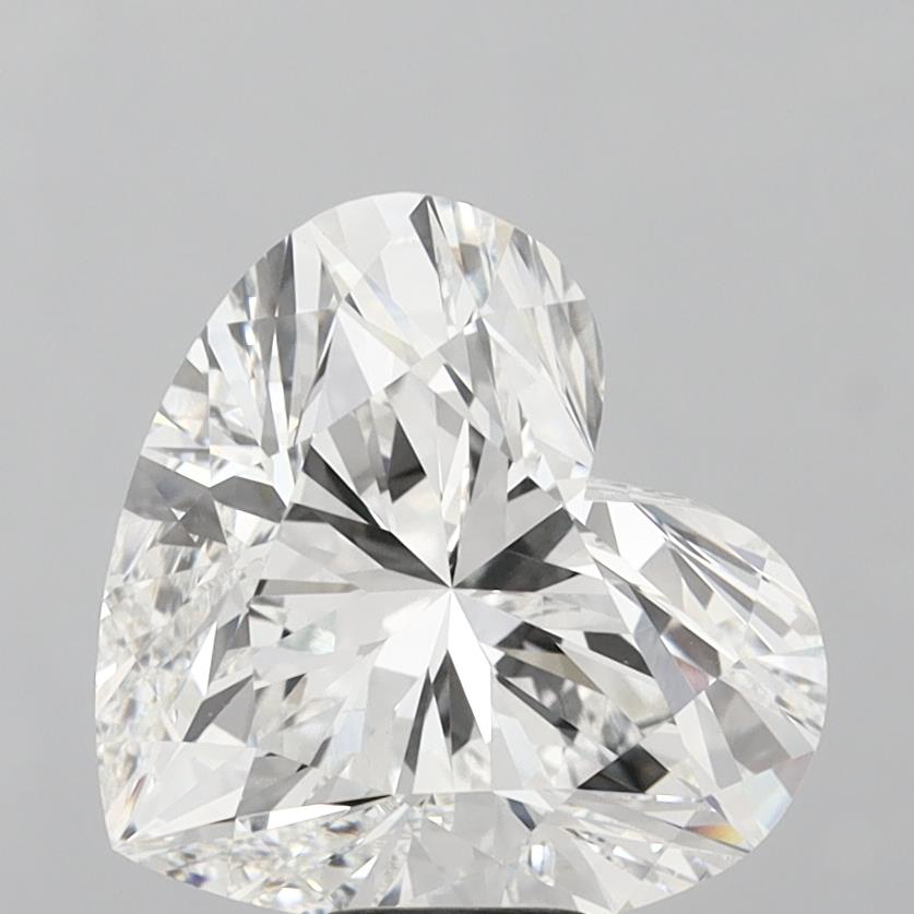 10.07 Carat Heart Shaped, Excellent Cut, E Color, VVS2 Clarity, IGI Certified Lab Grown Diamond