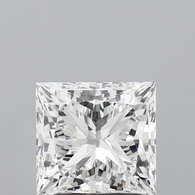 1.88 Carat Princess Shaped, Excellent Cut, E Color, VVS2 Clarity, IGI Certified Lab Grown Diamond