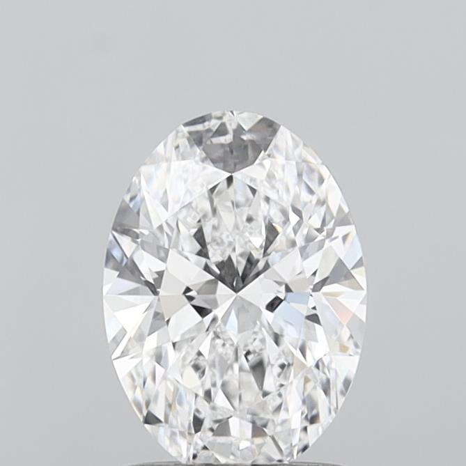 1.26 Carat Oval Shaped, Ideal Cut, D Color, VVS1 Clarity, IGI Certified Lab Grown Diamond