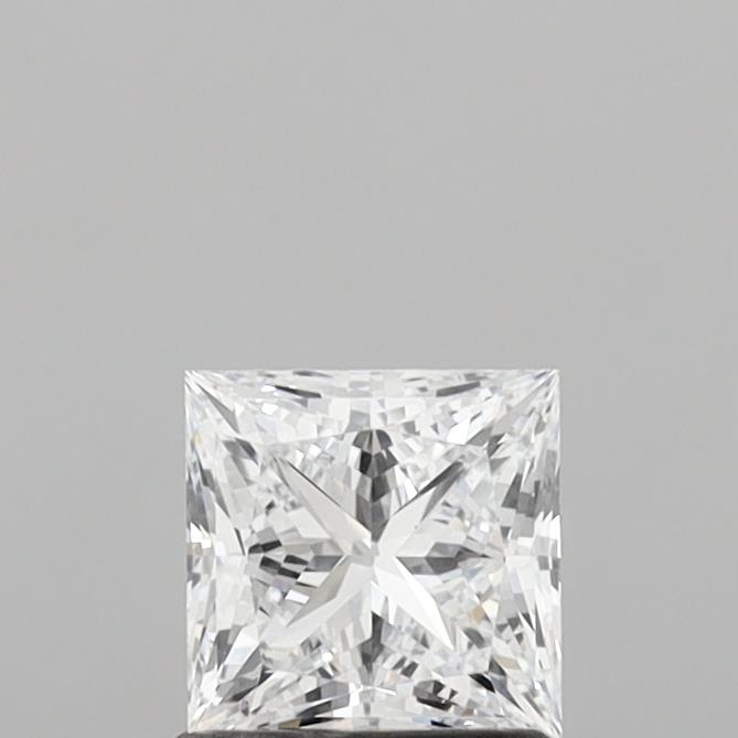1.05 Carat Princess Shaped, Ideal Cut, E Color, VVS1 Clarity, IGI Certified Lab Grown Diamond