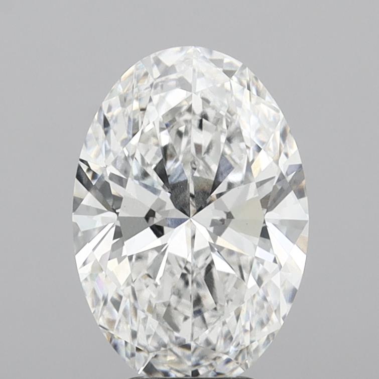 4.76 Carat Oval Shaped, Ideal Cut, E Color, VVS2 Clarity, IGI Certified Lab Grown Diamond