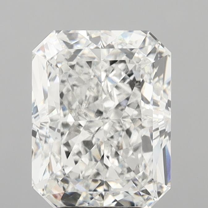 6.62 Carat Radiant Shaped, Excellent Cut, E Color, VS1 Clarity, IGI Certified Lab Grown Diamond