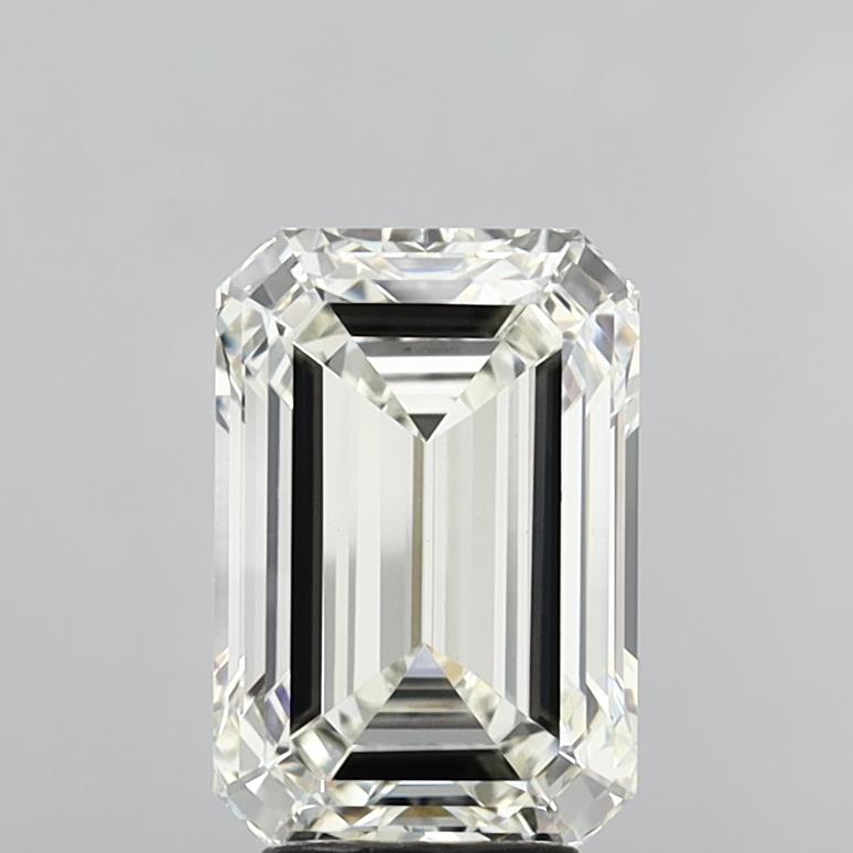 5.09 Carat Emerald Shaped, Ideal Cut, H Color, VVS2 Clarity, IGI Certified Lab Grown Diamond