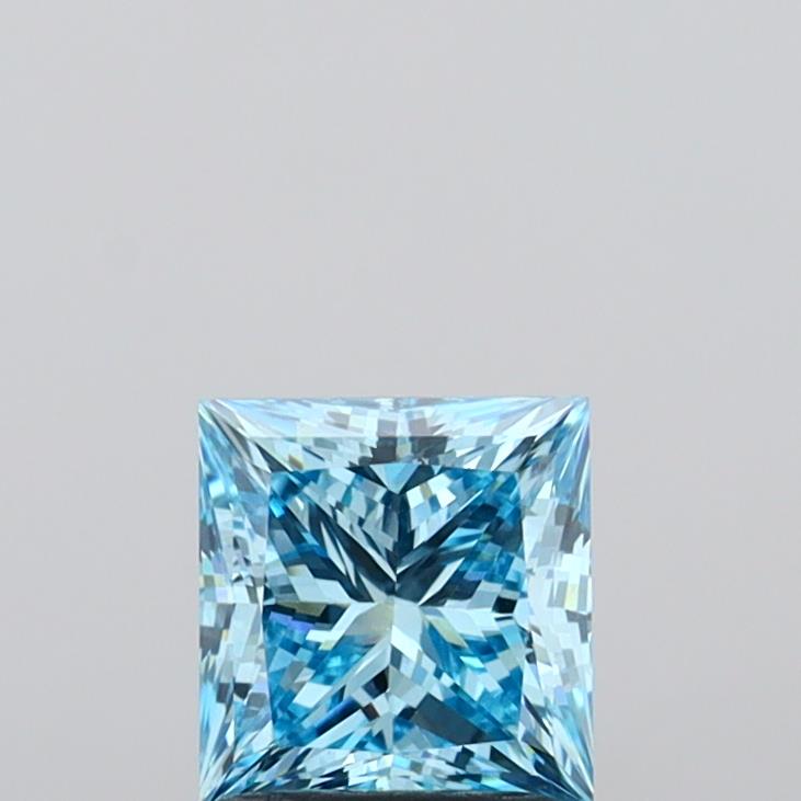 1.42 Carat Princess Shaped, Excellent Cut, VS1 Clarity, IGI Certified Lab Grown Diamond