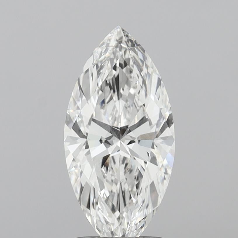1.58 Carat Marquise Shaped, Ideal Cut, E Color, VVS1 Clarity, IGI Certified Lab Grown Diamond