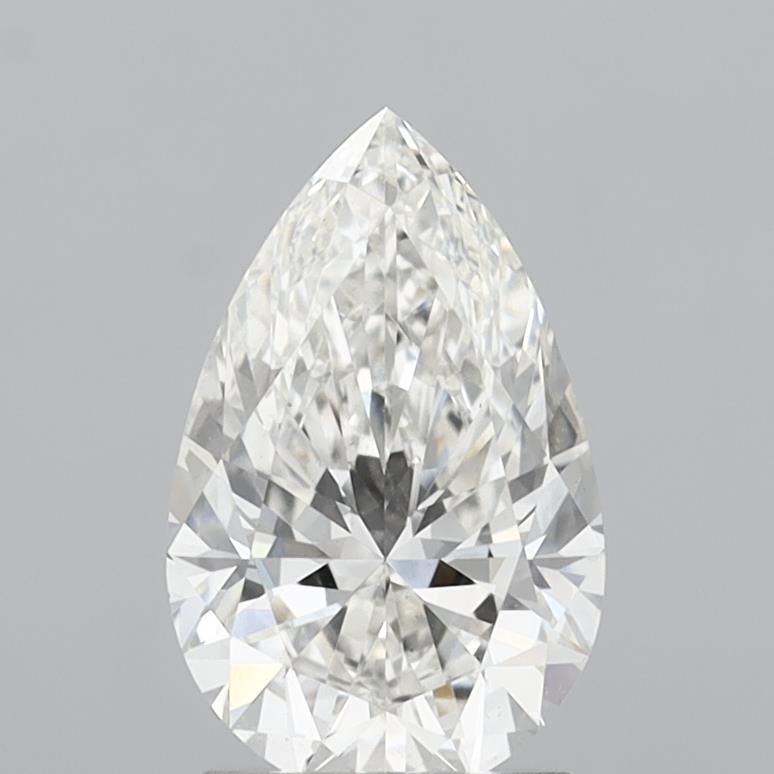 2.06 Carat Pear Shaped, Ideal Cut, G Color, VS1 Clarity, IGI Certified Lab Grown Diamond