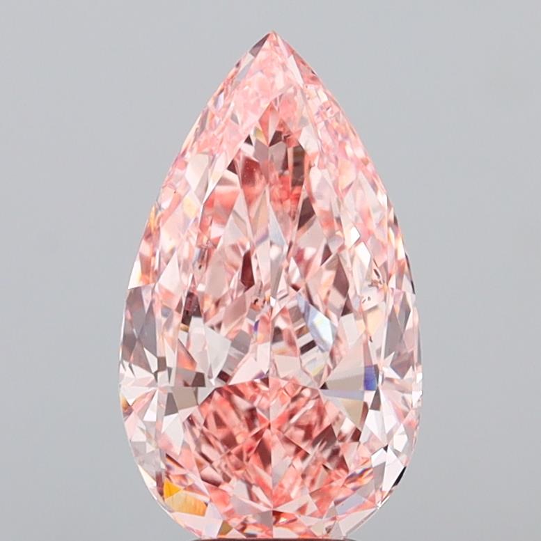5.15 Carat Pear Shaped, Very Good Cut, VVS2 Clarity, IGI Certified Lab Grown Diamond