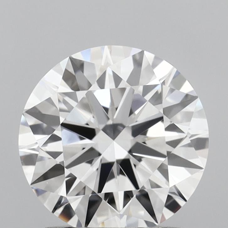 1.23 Carat Round Shaped, Ideal Cut, D Color, VVS2 Clarity, IGI Certified Lab Grown Diamond