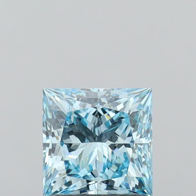 1.39 Carat Princess Shaped, Ideal Cut, VS1 Clarity, IGI Certified Lab Grown Diamond