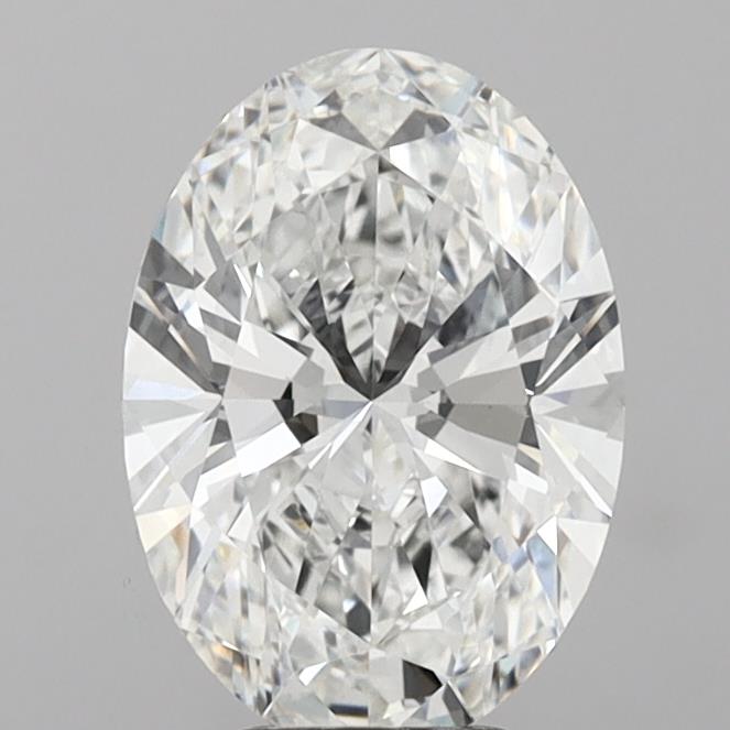 4.57 Carat Oval Shaped, Ideal Cut, E Color, VVS2 Clarity, IGI Certified Lab Grown Diamond