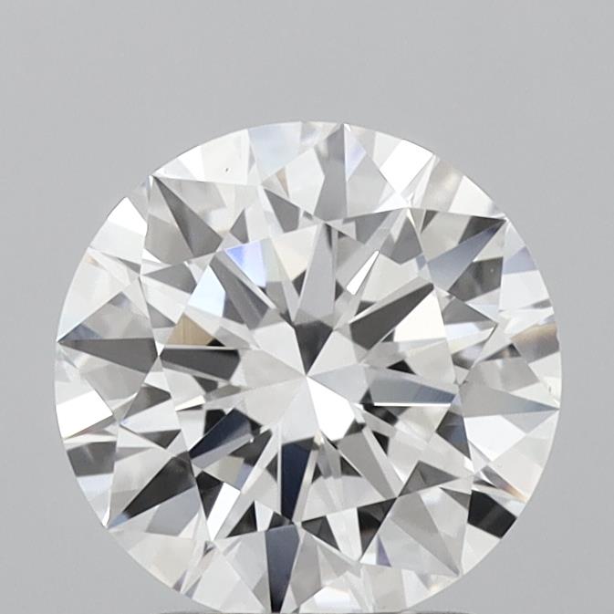 2.01 Carat Round Shaped, Excellent Cut, D Color, VS1 Clarity, IGI Certified Lab Grown Diamond
