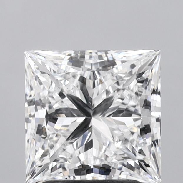 2.33 Carat Princess Shaped, Ideal Cut, D Color, VVS1 Clarity, IGI Certified Lab Grown Diamond