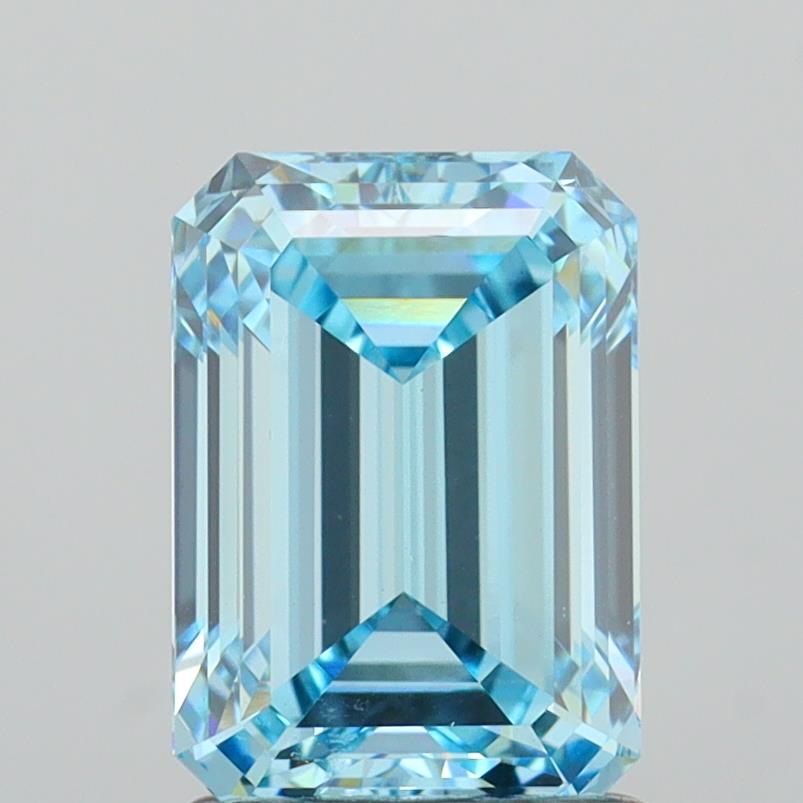 1.91 Carat Emerald Shaped, Ideal Cut, VVS2 Clarity, IGI Certified Lab Grown Diamond