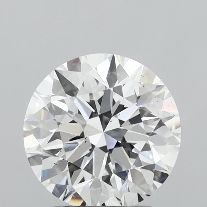 2.02 Carat Round Shaped, Excellent Cut, D Color, VS2 Clarity, IGI Certified Lab Grown Diamond