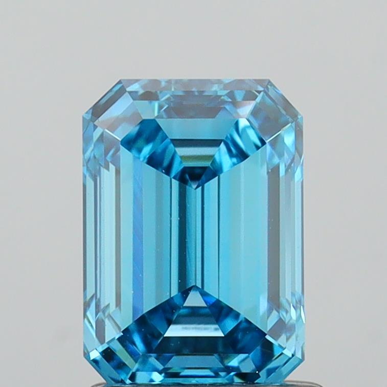 1.54 Carat Emerald Shaped, Ideal Cut, VS1 Clarity, IGI Certified Lab Grown Diamond