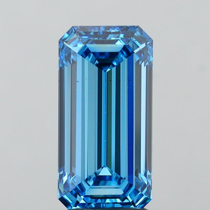 3.04 Carat Emerald Shaped, Ideal Cut, VS1 Clarity, IGI Certified Lab Grown Diamond