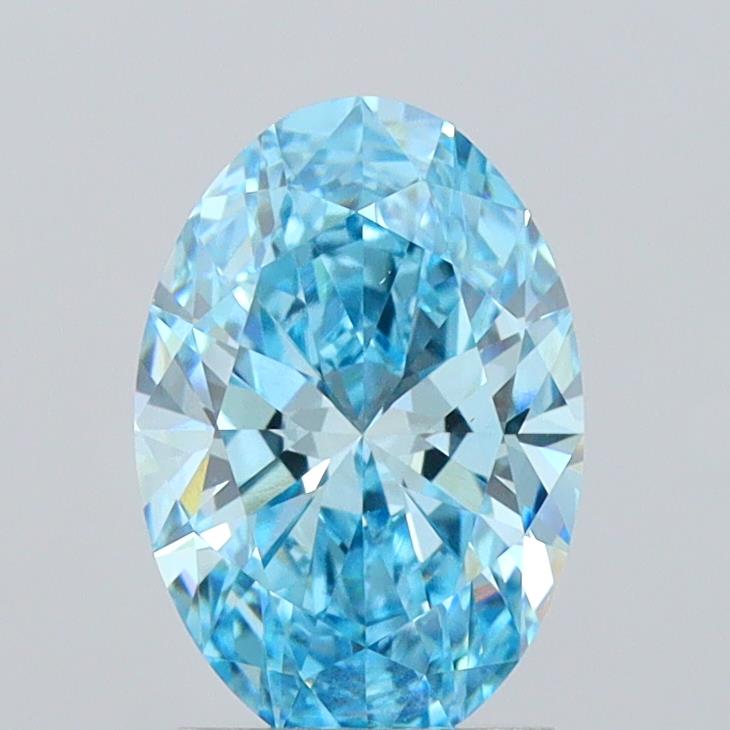 1.85 Carat Oval Shaped, Excellent Cut, VS1 Clarity, IGI Certified Lab Grown Diamond