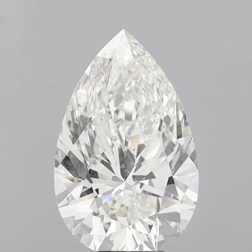 5.02 Carat Pear Shaped, Ideal Cut, G Color, VVS2 Clarity, IGI Certified Lab Grown Diamond