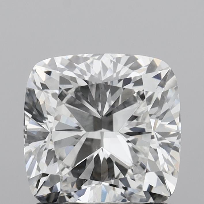 1.54 Carat Cushion Shaped, Ideal Cut, E Color, VS1 Clarity, IGI Certified Lab Grown Diamond