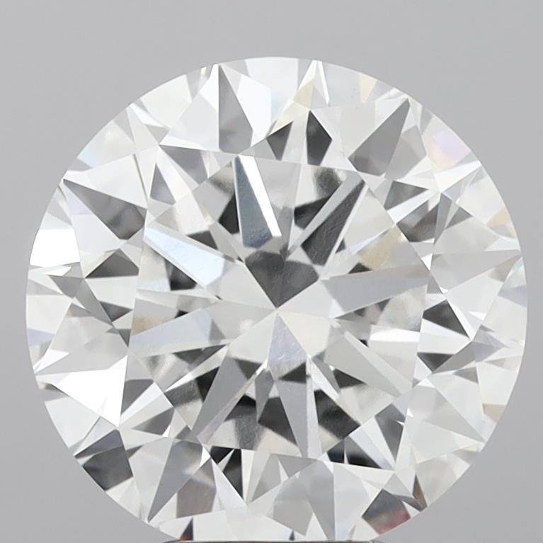 5.70 Carat Round Shaped, Excellent Cut, E Color, VVS2 Clarity, IGI Certified Lab Grown Diamond