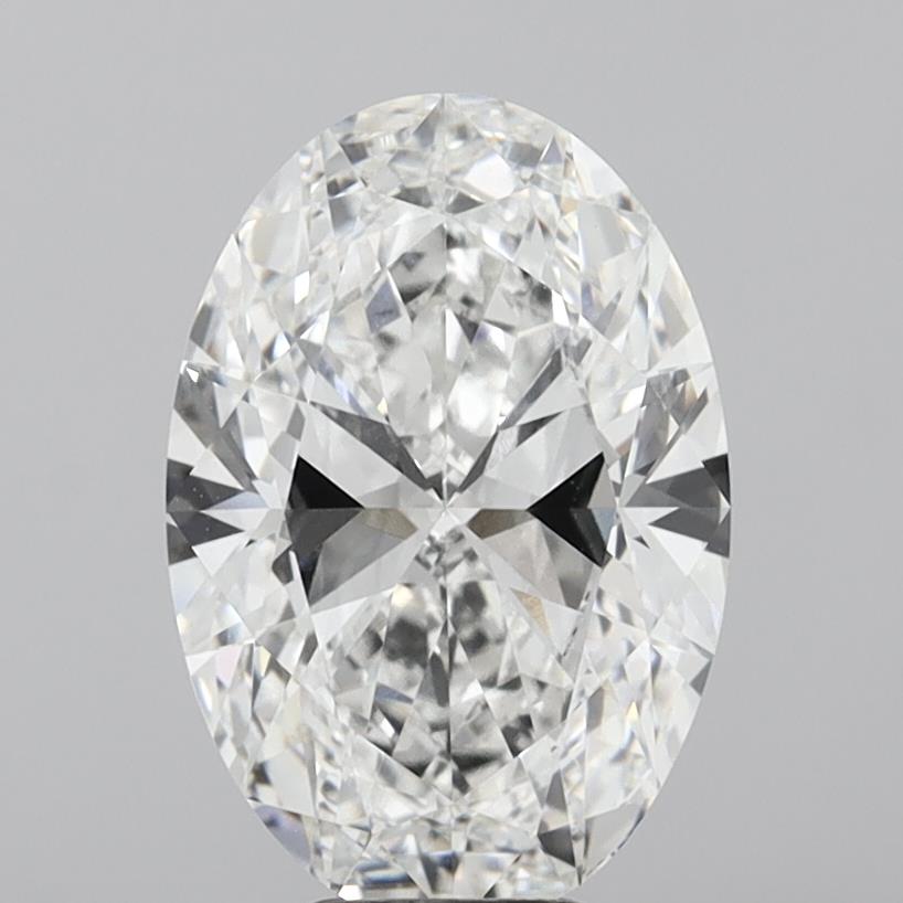 6.56 Carat Oval Shaped, Ideal Cut, E Color, VVS2 Clarity, IGI Certified Lab Grown Diamond