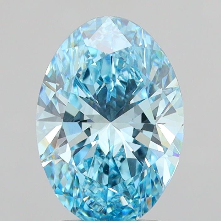 2.41 Carat Oval Shaped, Ideal Cut, VVS2 Clarity, IGI Certified Lab Grown Diamond