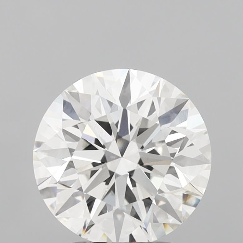 3.05 Carat Round Shaped, Excellent Cut, F Color, VS1 Clarity, IGI Certified Lab Grown Diamond