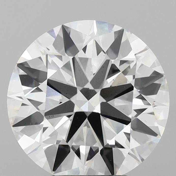 4.08 Carat Round Shaped, Ideal Cut, D Color, VS2 Clarity, IGI Certified Lab Grown Diamond