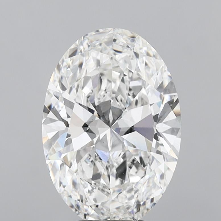 5.52 Carat Oval Shaped, Ideal Cut, F Color, VS1 Clarity, IGI Certified Lab Grown Diamond