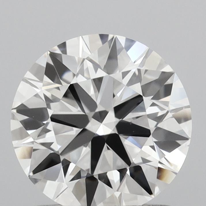 1.07 Carat Round Shaped, Ideal Cut, D Color, VVS2 Clarity, IGI Certified Lab Grown Diamond