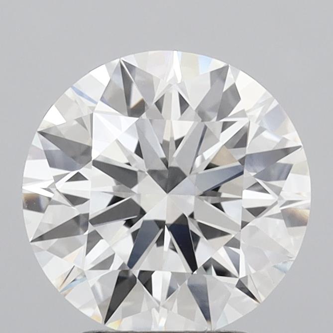 2.93 Carat Round Shaped, Ideal Cut, F Color, VVS2 Clarity, IGI Certified Lab Grown Diamond