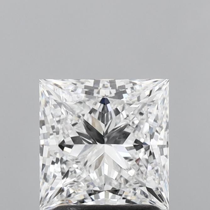 1.87 Carat Princess Shaped, Ideal Cut, D Color, VVS2 Clarity, IGI Certified Lab Grown Diamond