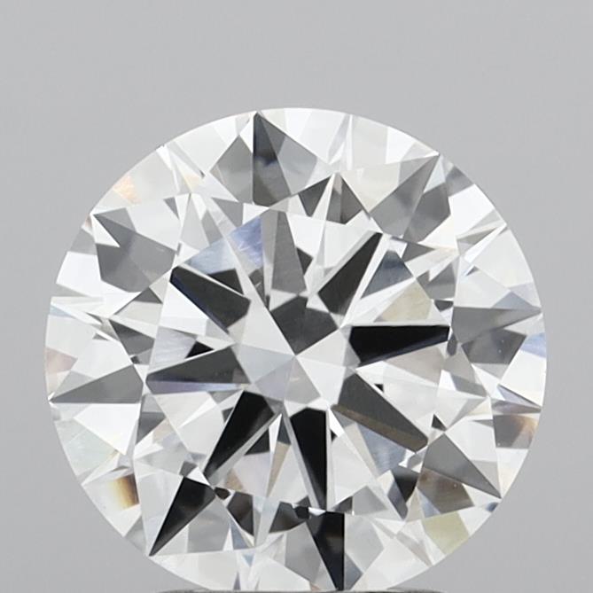 2.71 Carat Round Shaped, Excellent Cut, E Color, VVS2 Clarity, IGI Certified Lab Grown Diamond