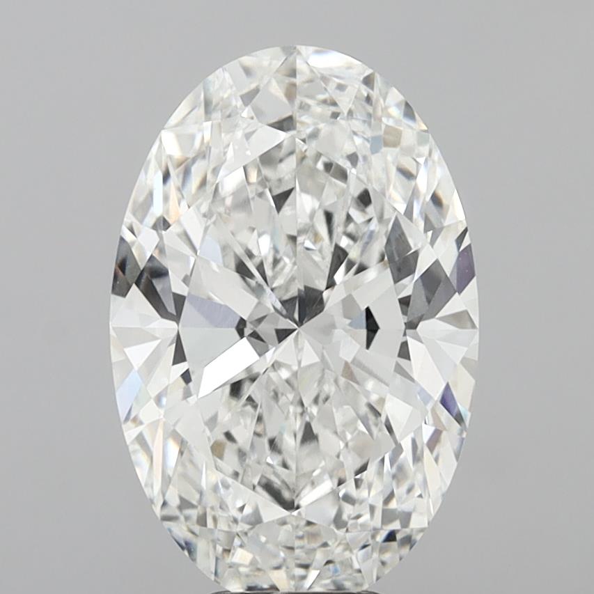 8.05 Carat Oval Shaped, Ideal Cut, F Color, VVS2 Clarity, IGI Certified Lab Grown Diamond