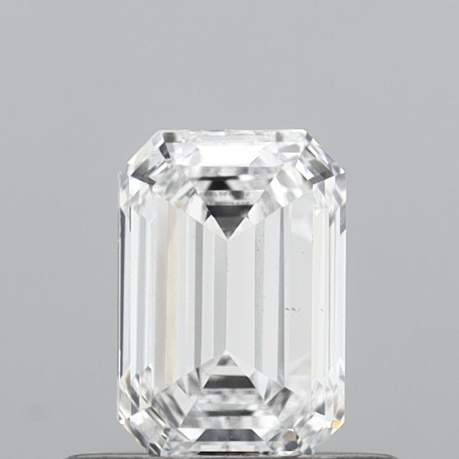 0.57 Carat Emerald Shaped, D Color, VS1 Clarity, IGI Certified Lab Grown Diamond