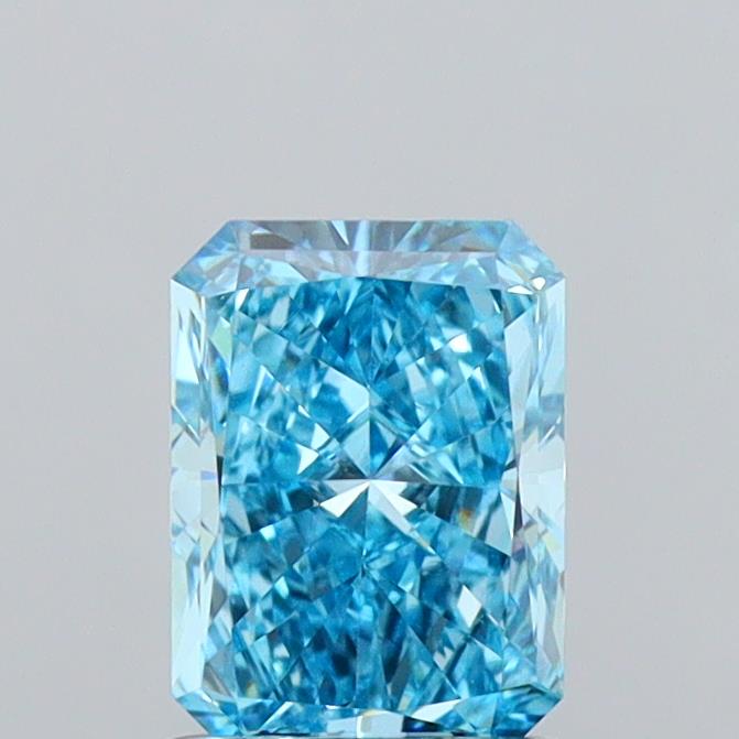 1.36 Carat Radiant Shaped, Very Good Cut, VVS2 Clarity, IGI Certified Lab Grown Diamond