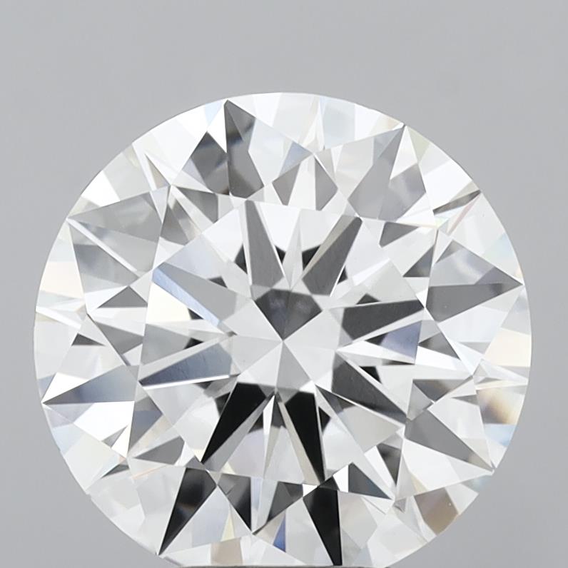 5.08 Carat Round Shaped, Ideal Cut, F Color, VVS2 Clarity, IGI Certified Lab Grown Diamond