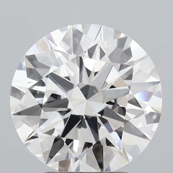 2.94 Carat Round Shaped, Ideal Cut, F Color, VVS2 Clarity, IGI Certified Lab Grown Diamond