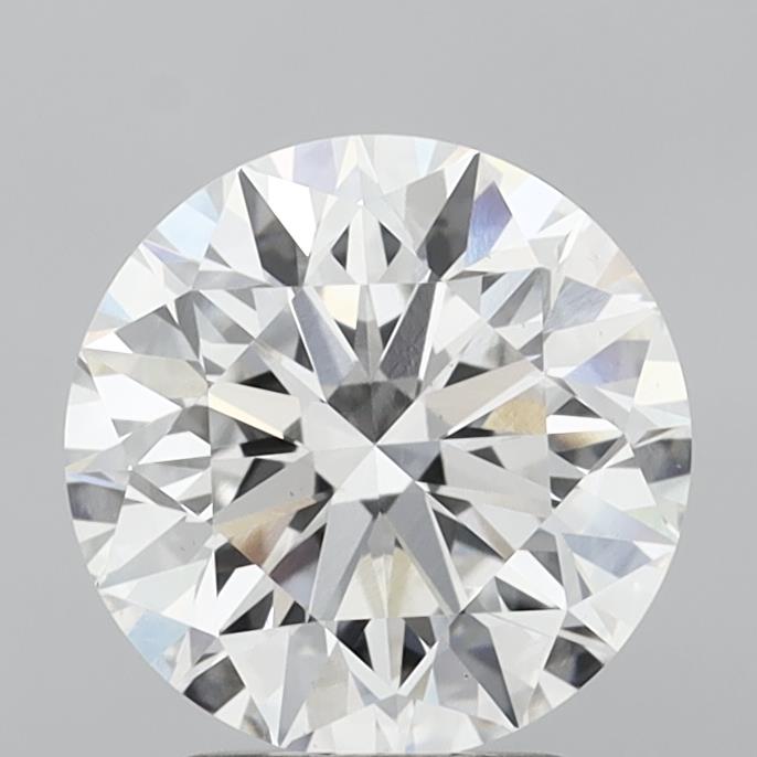 3.09 Carat Round Shaped, Excellent Cut, E Color, VS1 Clarity, IGI Certified Lab Grown Diamond
