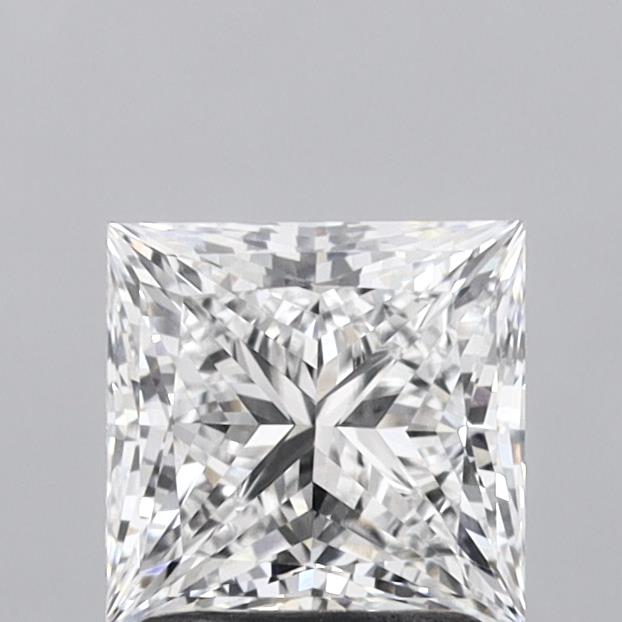 1.81 Carat Princess Shaped, Ideal Cut, E Color, VVS2 Clarity, IGI Certified Lab Grown Diamond