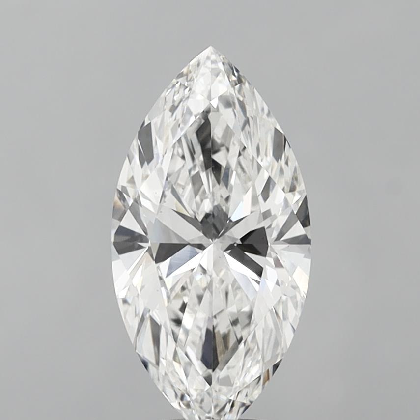 4.00 Carat Marquise Shaped, Ideal Cut, F Color, VS2 Clarity, IGI Certified Lab Grown Diamond